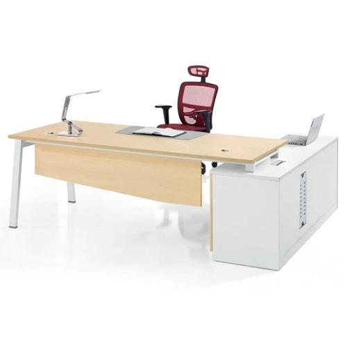 创戈办公家具现代简约钢架组合经理桌老板台办单人办公桌椅总裁桌经理
