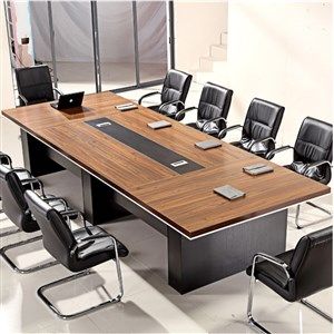 上海办公家具板式会议桌销售深色经典会议桌厂家直销